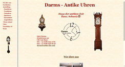 Desktop Screenshot of antike-uhr.de