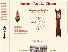 Tablet Screenshot of antike-uhr.de